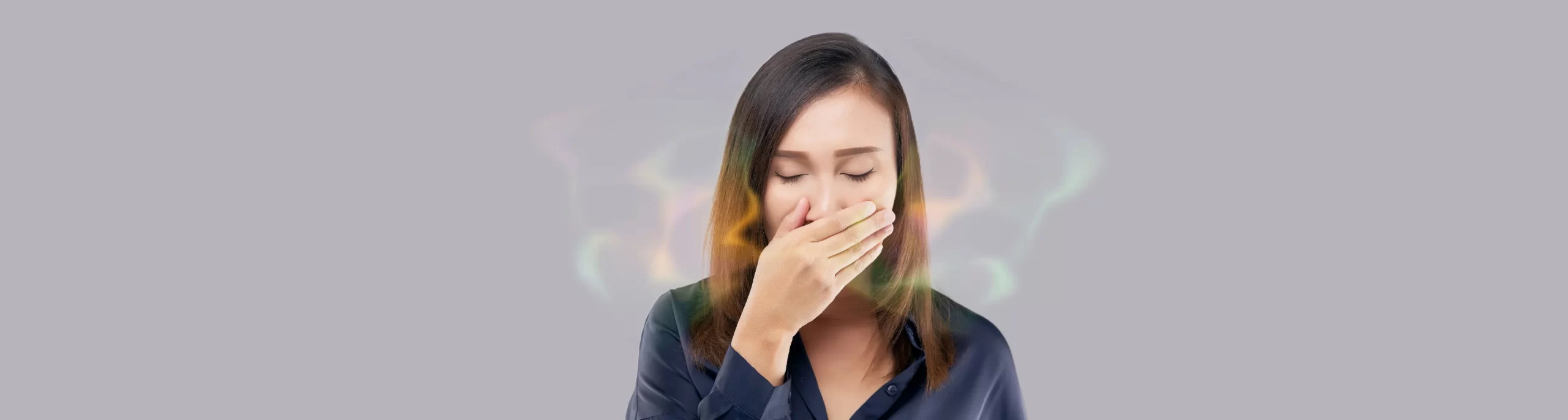 Reasons of bad breath Galaxy Clinic banner